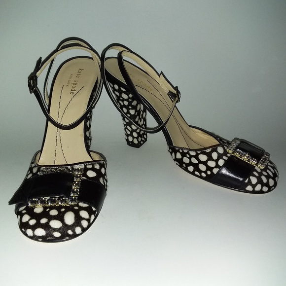 Kate Spade Calfskin Strappy Heels - Picture 2 of 8